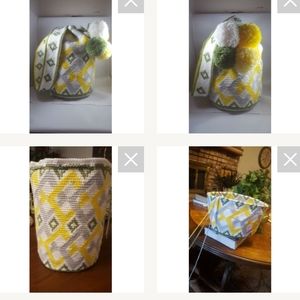 🍋🍈Citrus BOHO Festival Mochilla Bag🍋🍈crochet NWT